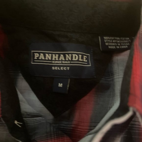 Panhandle Mens Western shirt. NWT mens medium - Picture 2 of 3
